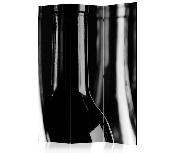 Paravent 3 Volets "wine Bottles" 135x172cm