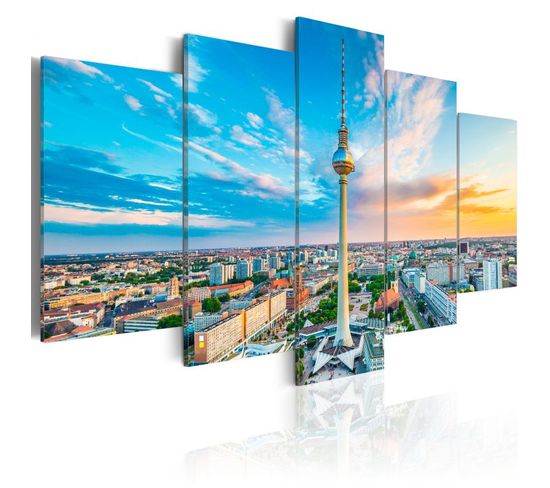 Tableau Imprimé "berlin Tv Tower, Germany" 100 X 200 Cm