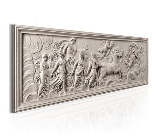Tableau Imprimé "relief : Apollo Et Muses" 40 X 120 Cm