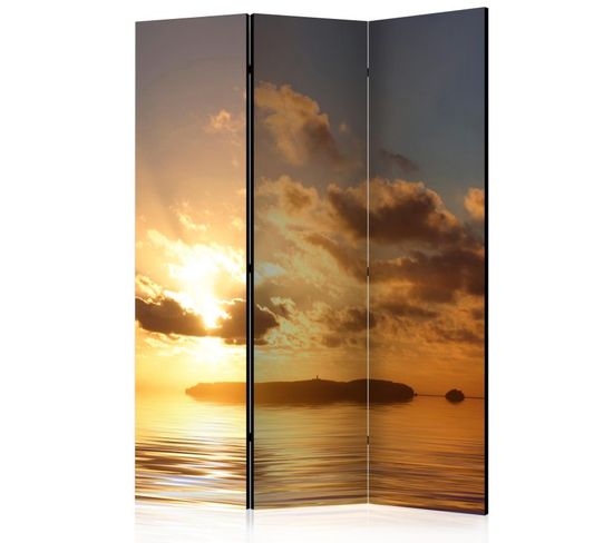 Paravent 3 Volets "sea Sunset" 135x172cm
