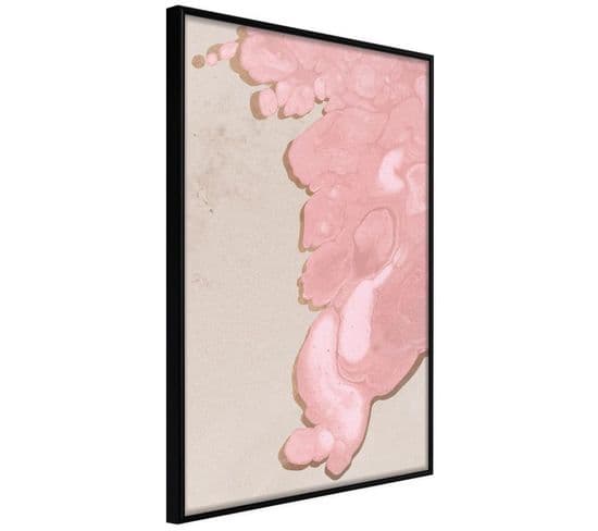 Affiche Murale Encadrée "pink River" 40 X 60 Cm Noir