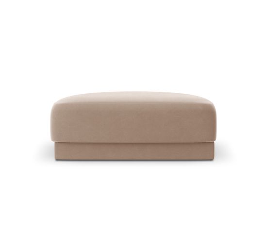 Pouf "miley", 1 Place, Cappuccino, Velours