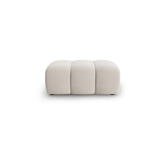 Pouf "lupine", 1 Place, Beige, Velours