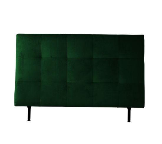 Tête de lit velours L.160 cm KARTY vert