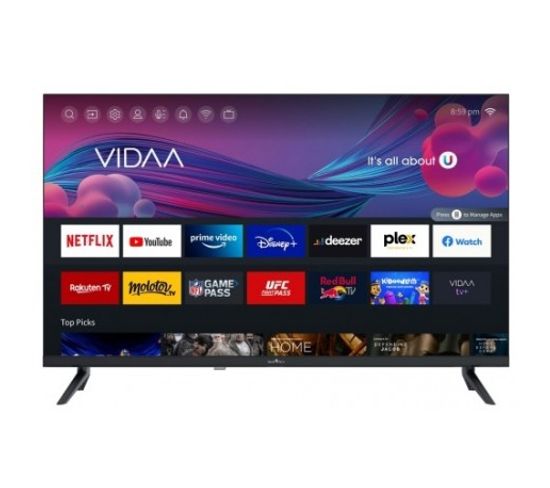 TV LED HD - 32" (81cm) -32hv10v1 - Smart TV Vidaa - 3xHDMI - 2xUSB - Wifi - Mode Hôtel