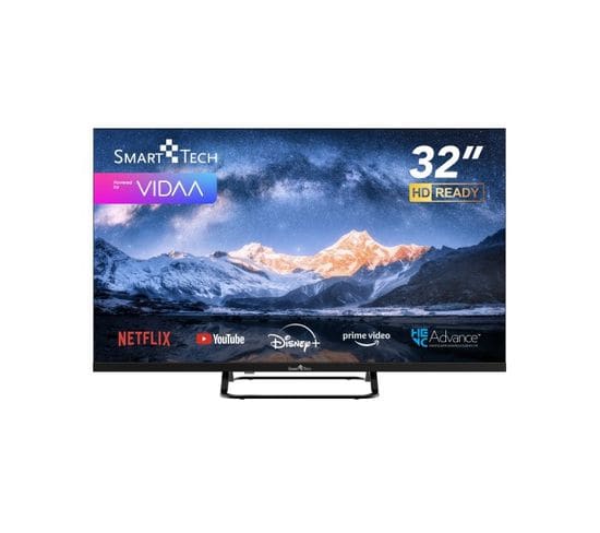 TV LED HD 32" (80cm) 32hv02v Smart TV Vidaa - Molotov, Netflix, Prime Video