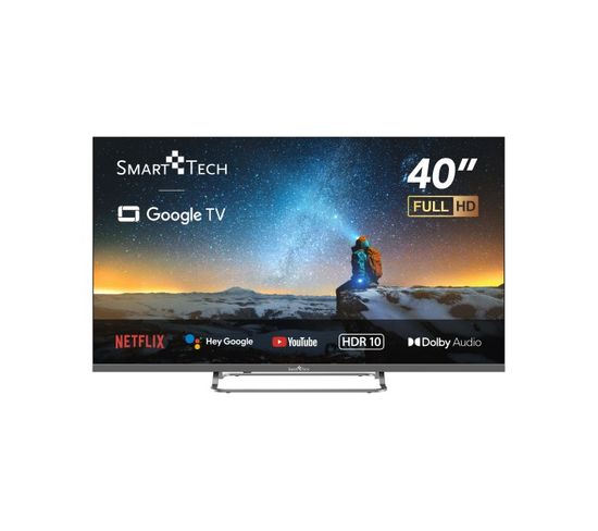 TV LED 40" (100 Cm) Full HD 40fg01v, Smart TV Google TV, HDMI, USB, Hevc, Dolby Audio, HDR