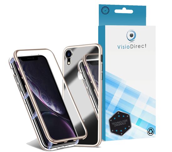 Coque Magnétique Or Pour Iphone 11 Pro Max 6.5" De Protection Anti Choc - Visiodirect -