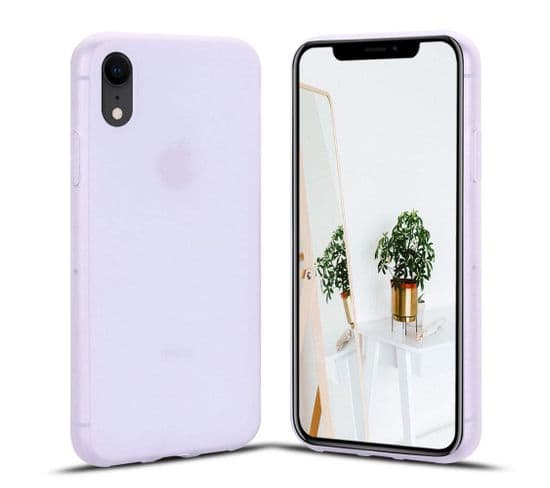 Coque De Protection Pour Mobile Iphone Xr Blanche Souple Silicone - Visiodirect -