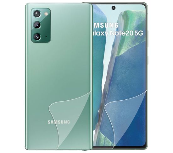 Film Ecran Avant Et Arrière De Protection En Hydrogel Souple Pour Samsung Galaxy Note 20 6.7"