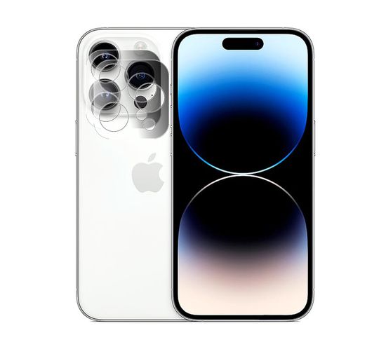 Lot De 2 Verre Trempé Camera Arrière Protecteur Pour iPhone 14 Pro 6.1"