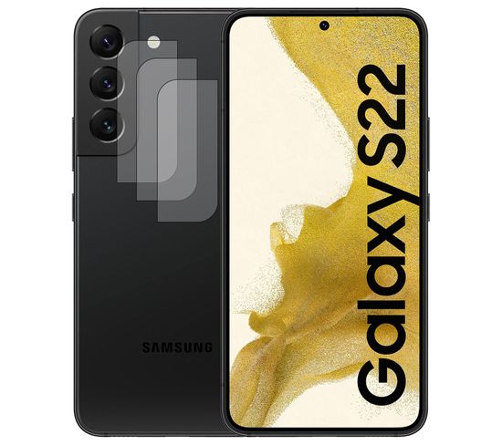 Lot De 3 Verre Trempé Camera Arrière Protecteur Pour Samsung Galaxy S22 6.1"