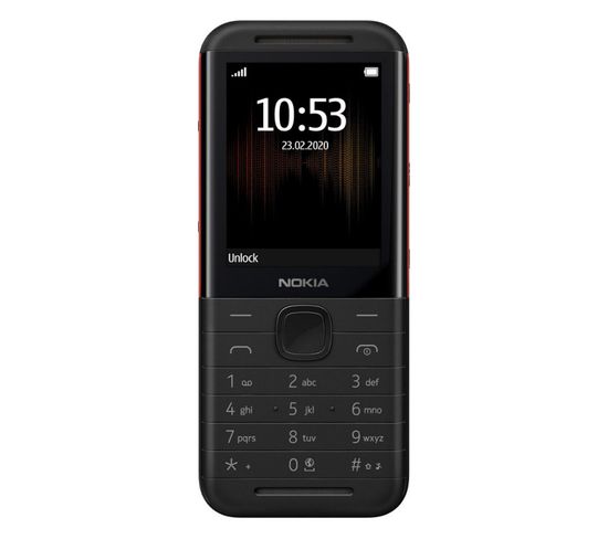 Téléphone Portable  5310 (double Sim) Noir Et Rouge