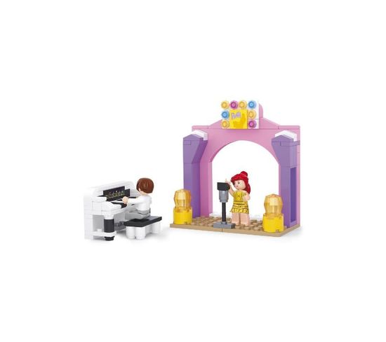 Briques Compatibles Lego - Construction - Reve De Fille - - Stage Musique - Sluban