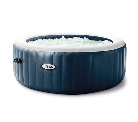 Spa Gonflable Purespa Blue Navy Rond Bulles 4 Places