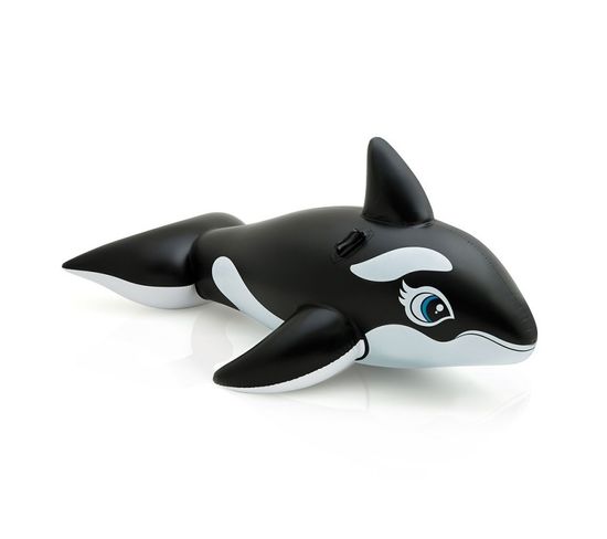 Bouée Gonflable à Chevaucher "orque" 193cm Noir