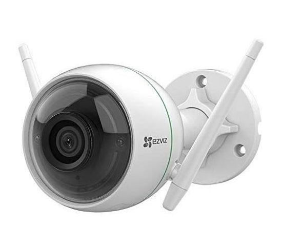 C3wn 1080p Fhd Caméra De Surveillance Sans Fil Extérieur - Vision Nocturne - Double Antenne Wifi