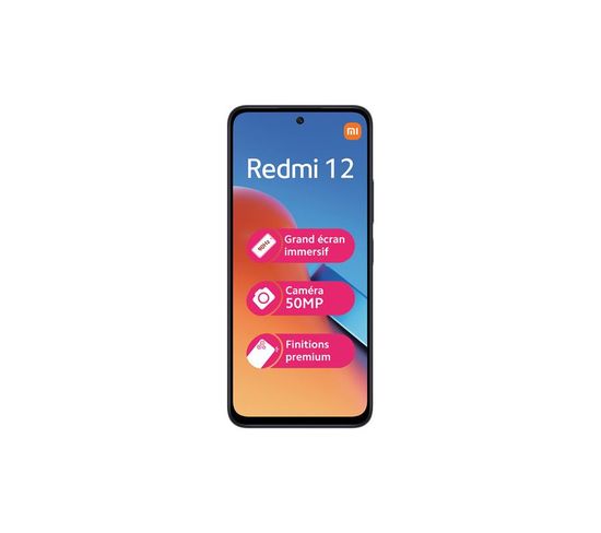 Smartphone Redmi 12 128go Noir