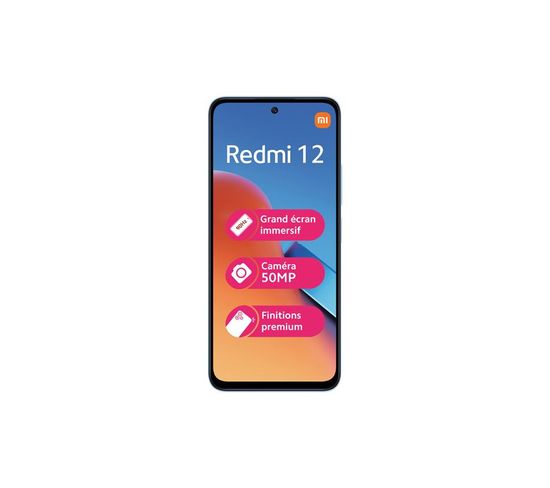 Smartphone Redmi 12 128go Bleu