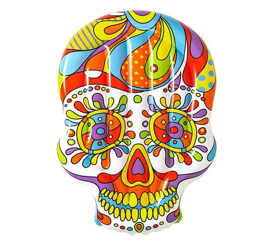 Île Gonflable Bestway Crâne Mexicain Fiesta Skull