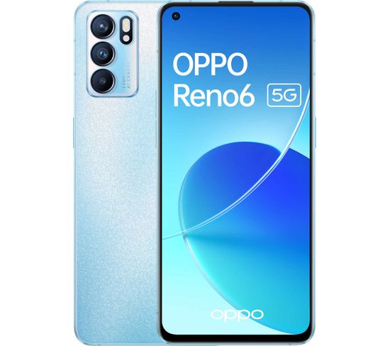 Smartphone Reno 6 6.43" 128Go ram 8Go 5G - bleu