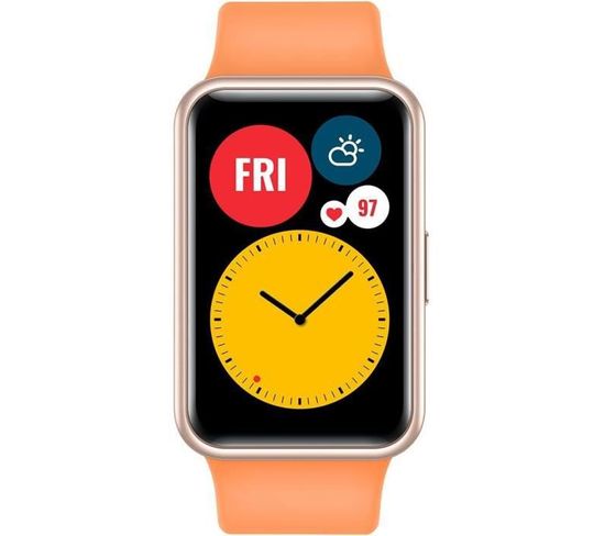 Montre Connectée Watch Fit Ecran Amoled 1,64" 456x280 Pixels Orange Cantaloup