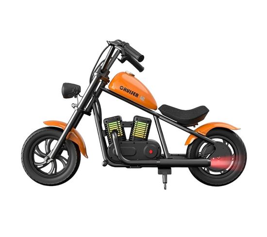 Cruiser 12 Plus Moto Électrique Pour Enfants/lumières Ambiantes/haut-parleur Bluetooth - Orange