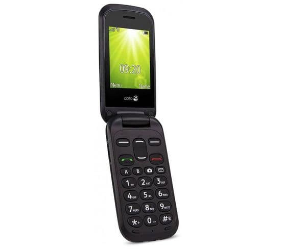 Téléphone Portable  2404 Clapet Double Sim Noir
