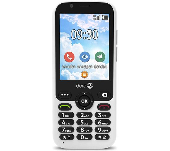 Téléphone Portable  7010 - Double Sim - 4g - Blanc