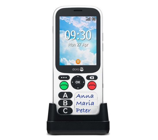 Téléphone Portable  780x Iup (double Sim, 4g, 2.8'') - Noir Et Blanc