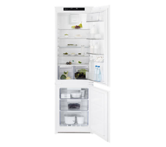 Réfrigérateur congélateur encastrable 256l Froid brassé - 177 cm - Lnt7tf18s1
