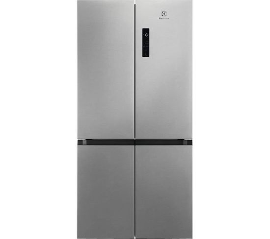 Réfrigérateur Combiné Elt9ve52u0 - Multi-portes - 522 L (343l +179l) - H 190 X L 90,9 Cm - Inox