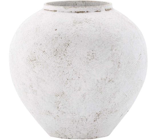 Vase En Grès Globe 14 X 25 X 23 Cm
