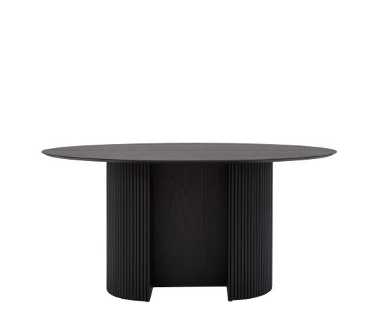 Rod - Table à Manger En Bois 160x110 - Couleur - Noir