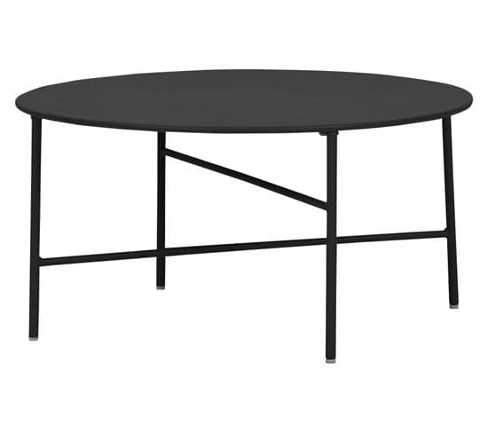 Table De Jardin Penny Noir 70x70x35 Cm
