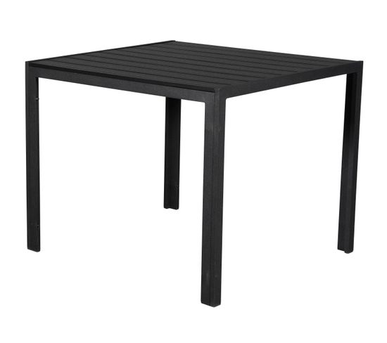 Table De Jardin Noma Noir 90 x 90 x 75 Cm