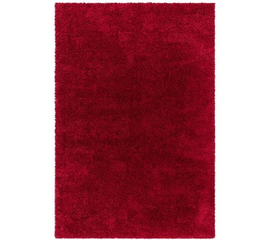 Tapis De Salon Richy En Polypropylène - Rouge - 120x170 Cm