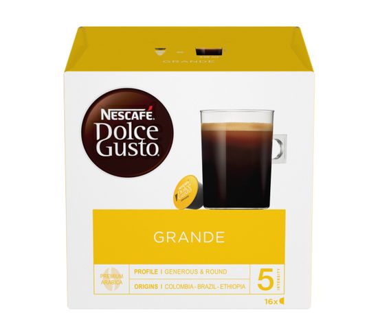 Dosettes à café Dolce Gusto NESCAFE DOLCE GUSTO grande x16