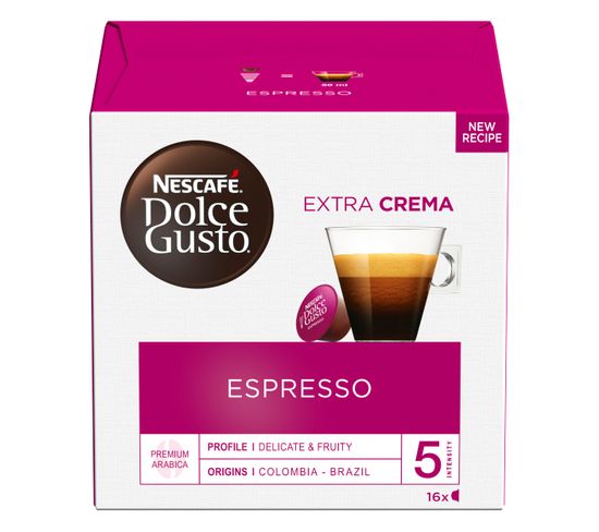 Capsules espresso NESCAFE DOLCE GUSTO Dolce Gusto espresso x16