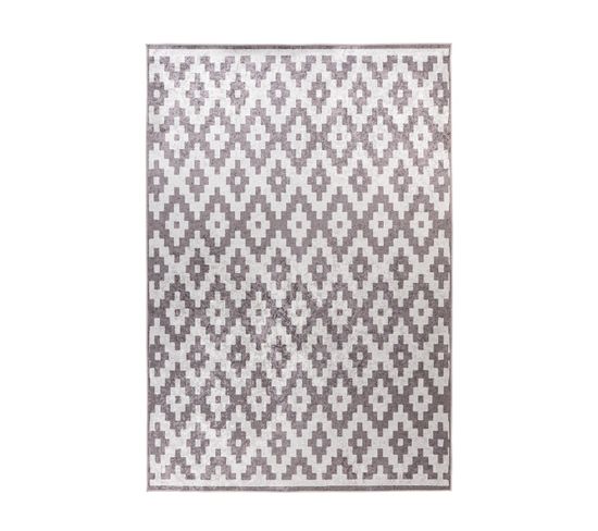 Tapis Moderne Laly En Polyester - Taupe - 200x290 Cm