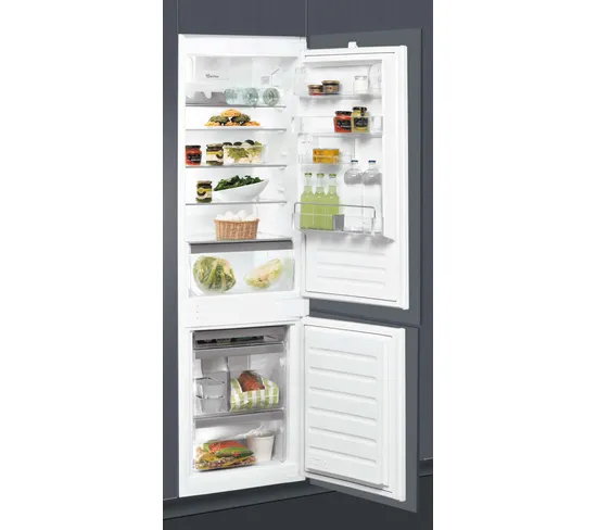 Réfrigérateur congélateur encastrable 177 cm 273l froid brassé - Art66112