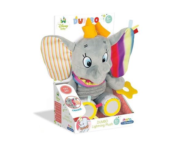 Disney Baby Peluche Premieres Activités Dumbo Jeu D'éveil