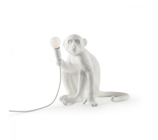 Lampe Monkey Assis Blanc