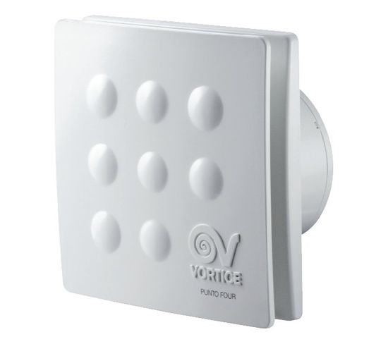 Ventilateur Mfo 100/4" 10 Cm Blanc