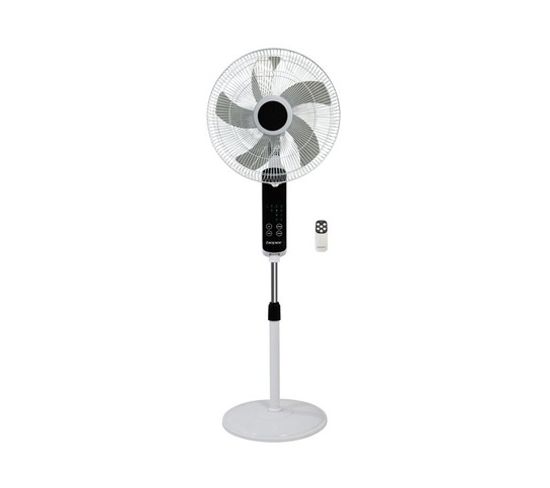 VE.112 Ventilateur sur Pied - Ventilateur Silencieux avec Télécommande, Minuterie et écran tactile