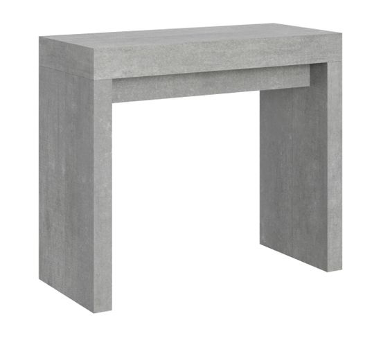 Console Extensible 90x40/196 Cm Roxell Small Ciment