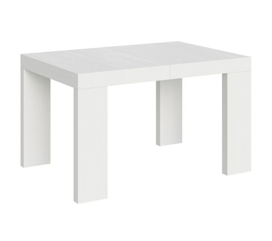 Table Extensible 90x130/234 Cm Roxell Frêne Blanc