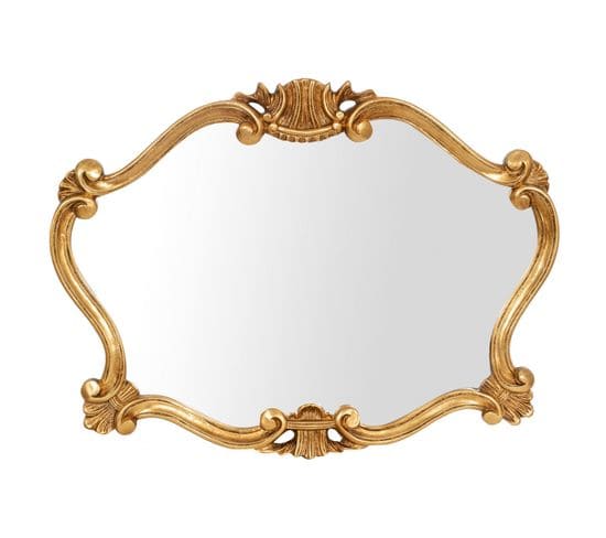 Miroir Baroque Avec Cadre Doré