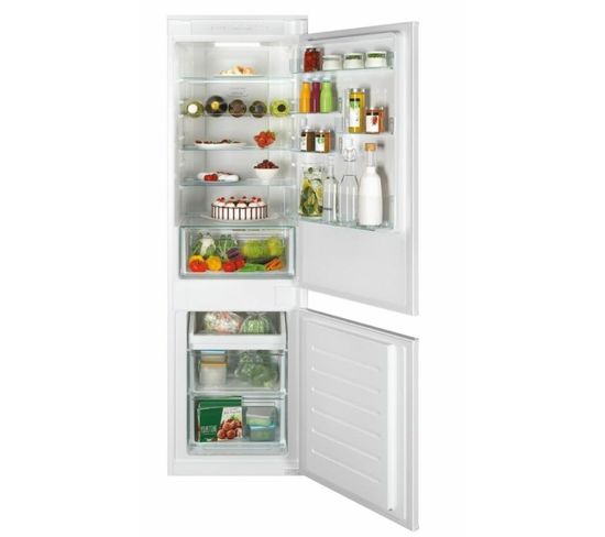 Réfrigérateur congélateur encastrable   177 x 55 Cm - Cbt3518fw