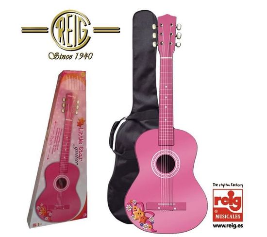Guitare Espagnole 6 Cordes Rose - Rei8411865070664